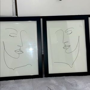 Opposite Drawling Art Picture